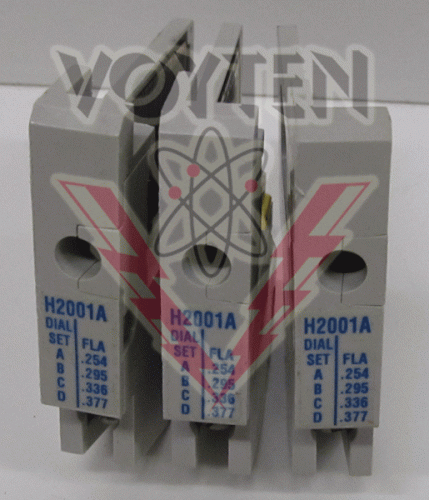 H2001A-3 Heaters by Eaton, Cutler Hammer or Westinghouse