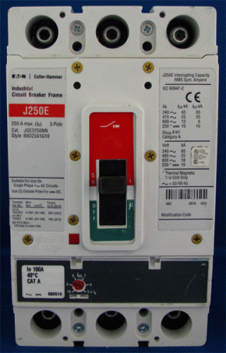 JGE3250NN w/ Trip Unit CAT A In 100 AMP Circuit Breaker