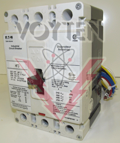 HFD3225S02C05 Circuit Breaker by Eaton, Cutler Hammer or Westinghouse