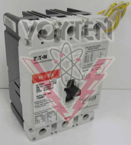 HFD3060S22 Circuit Breaker by Eaton, Cutler Hammer or Westinghouse
