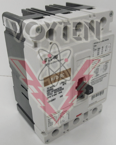 HFDDC3070L Circuit Breaker by Eaton, Cutler Hammer or Westinghouse