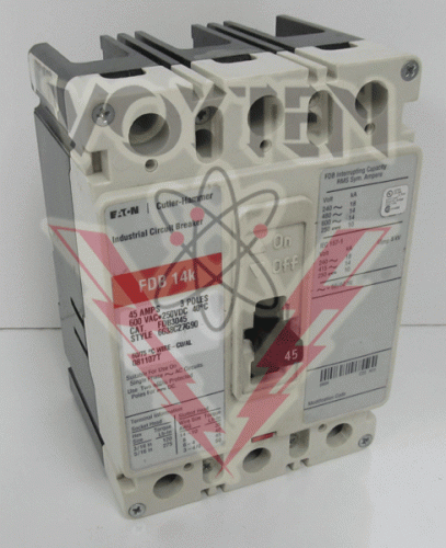 FDB3045 Circuit Breaker by Eaton, Cutler Hammer or Westinghouse