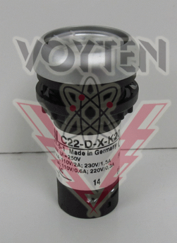 C22-D-X-K20 Pushbutton by Eaton, Cutler Hammer or Westinghouse