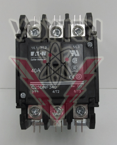 C25DNF340D Contactor by Eaton, Cutler Hammer or Westinghouse