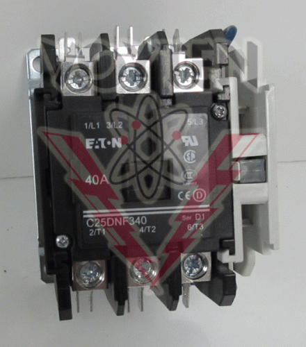 C25DNF3401T Contactor by Eaton, Cutler Hammer or Westinghouse