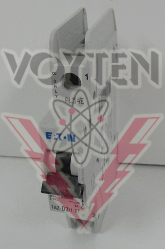 FAZ-D3/1-RT Circuit Breaker by Eaton, Cutler Hammer or Westinghouse