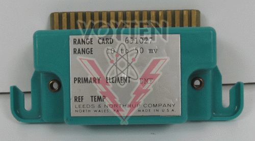 651027 Range Card by Leeds & Northrup