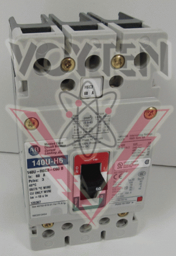 140U-H6C3-C60 Circuit Breaker by Allen Bradley