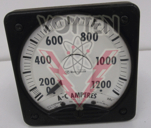 291B461A29 Ammeter by Eaton, Cutler Hammer or Westinghouse