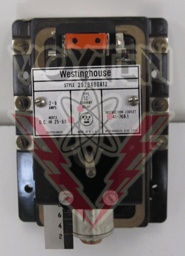292B400A12 Relay by Eaton, Cutler Hammer or Westinghouse
