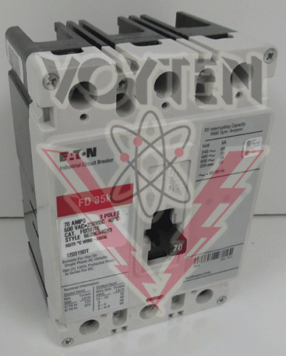 FD3070L Circuit Breaker by Eaton, Cutler Hammer or Westinghouse