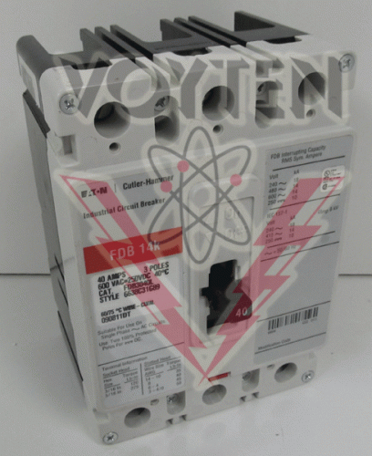 FDB3040L Circuit Breaker by Eaton, Cutler Hammer or Westinghouse