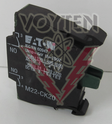 M22-CK20 Contact Block by Eaton, Cutler Hammer or Westinghouse