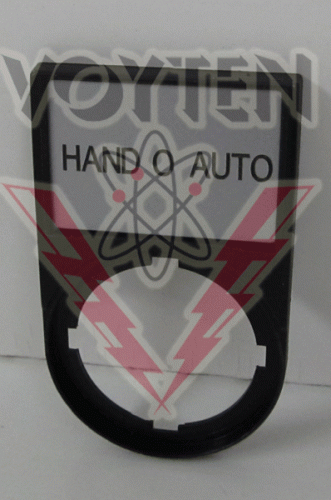 M22S-ST-D12 Legend Plate by Eaton, Cutler Hammer or Westinghouse