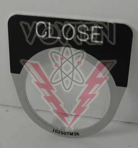 10250TM11 Legend Plate by Eaton, Cutler Hammer or Westinghouse