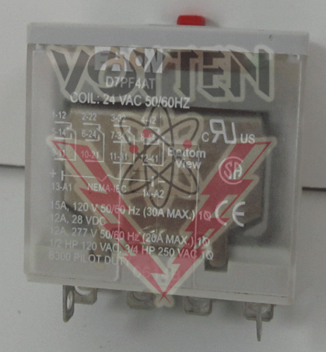 D7PF4AT Relay by Eaton, Cutler Hammer or Westinghouse