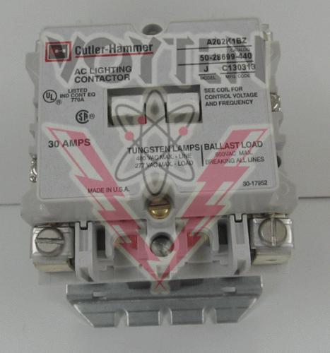A202K1BZ Contactor by Eaton, Cutler Hammer or Westinghouse