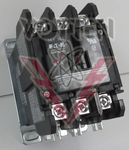 C25DNF340B Contactor by Eaton, Cutler Hammer or Westinghouse
