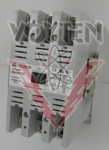 C25HNE3120B Contactor by Eaton, Cutler Hammer or Westinghouse