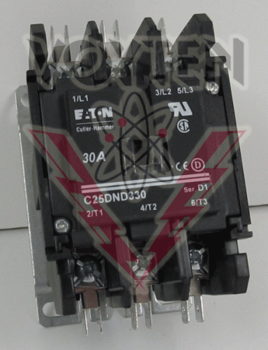 C25DND330T Contactor by Eaton, Cutler Hammer or Westinghouse
