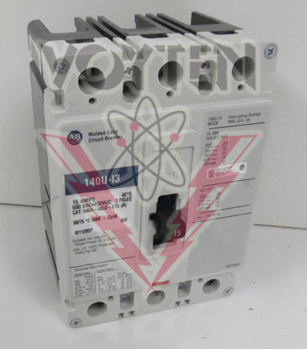140U-I3C3-C15 Circuit Breaker by Allen Bradley