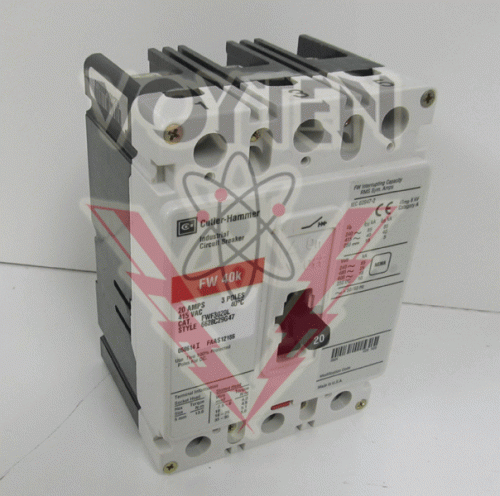 FWF3020L Circuit Breaker by Eaton, Cutler Hammer or Westinghouse