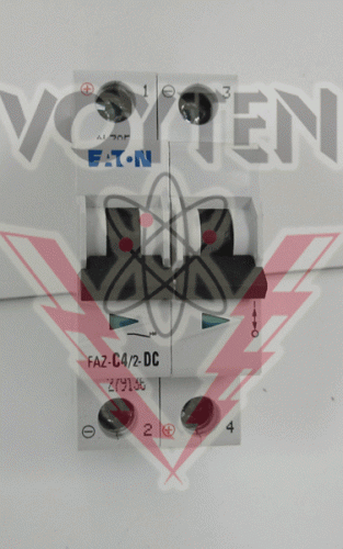 FAZ-C4/2-DC Circuit Breaker by Eaton, Cutler Hammer or Westinghouse