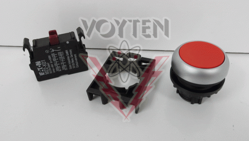 M22-D-R-K01 Pushbutton by Eaton, Cutler Hammer or Westinghouse